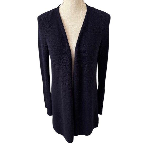 Vineyard Vines Navy Blue Cardigan Sweater Size XS Wool Cashmere Blend‎ *read* - Picture 1 of 7